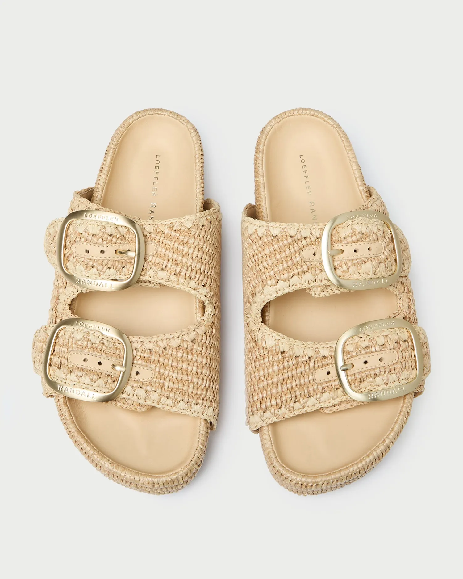 Theo Natural Two-Band Sandal -LOEFFLER RANDALL