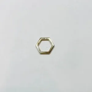 Theodosia Hexagon Gold Connector