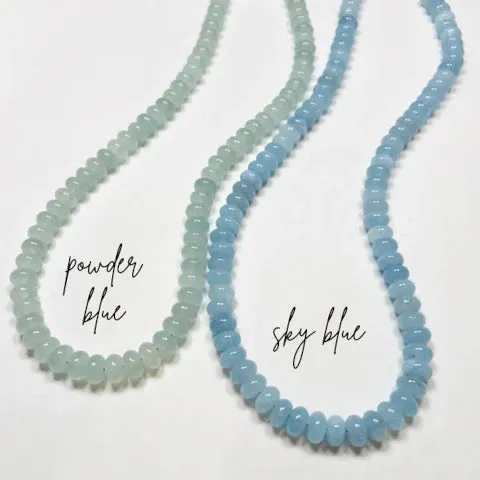 Theodosia Powder Blue Candy Necklace