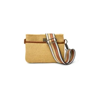 Think Royln Raffia Bum Bag