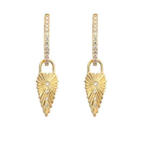 Three Stories Single Ruffled Heart Charm