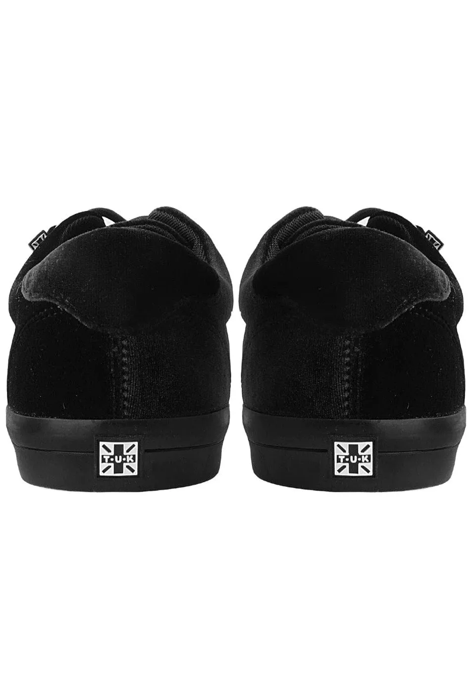 T.U.K. - VLK Sneaker 2 Ring Basic Black Canvas - Girl Shoes