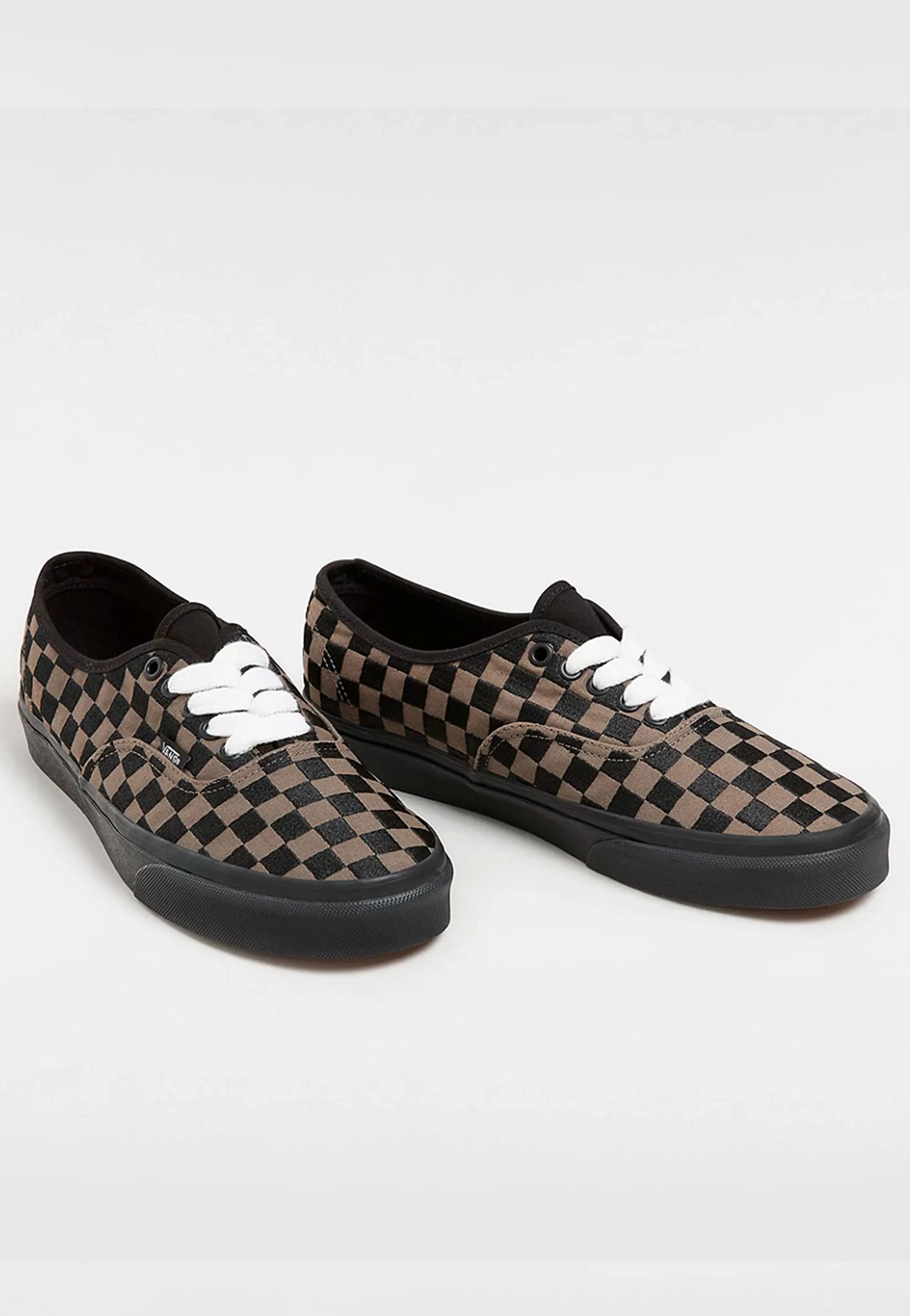 Vans - Authentic Embroidered Checker Black - Shoes