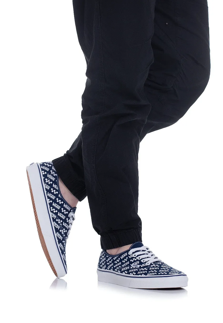 Vans - Authentic (Logo Repeat) Tr Bl/True White - Shoes