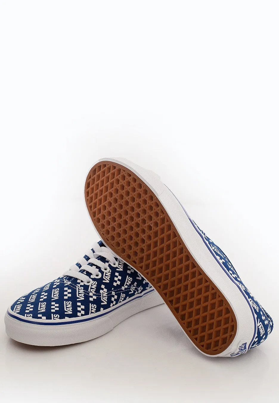 Vans - Authentic (Logo Repeat) Tr Bl/True White - Shoes