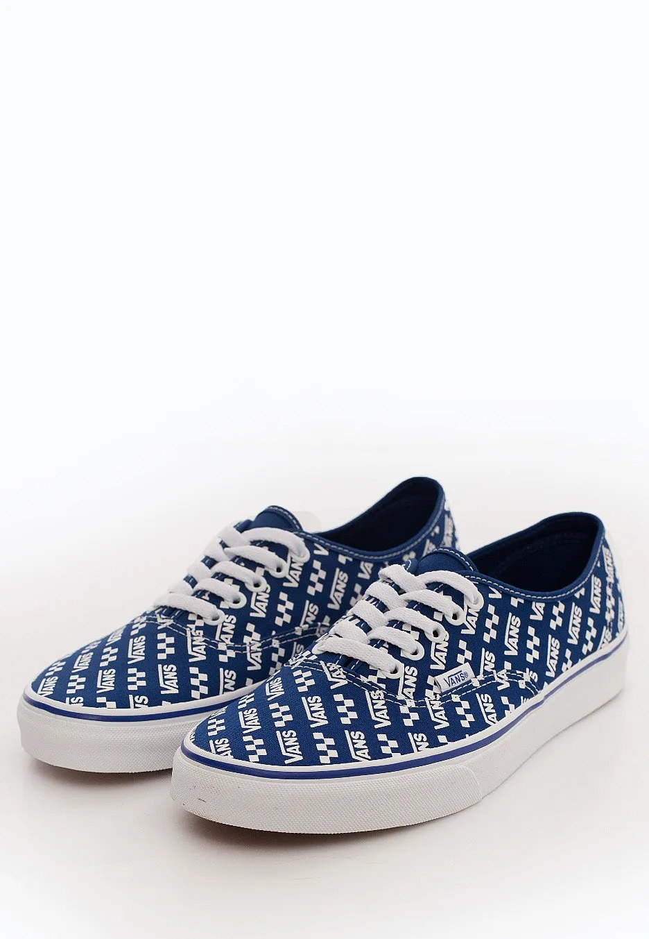 Vans - Authentic (Logo Repeat) Tr Bl/True White - Shoes