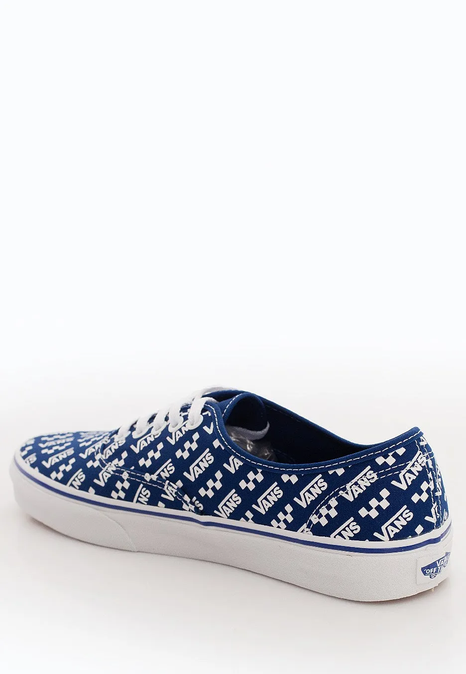 Vans - Authentic (Logo Repeat) Tr Bl/True White - Shoes