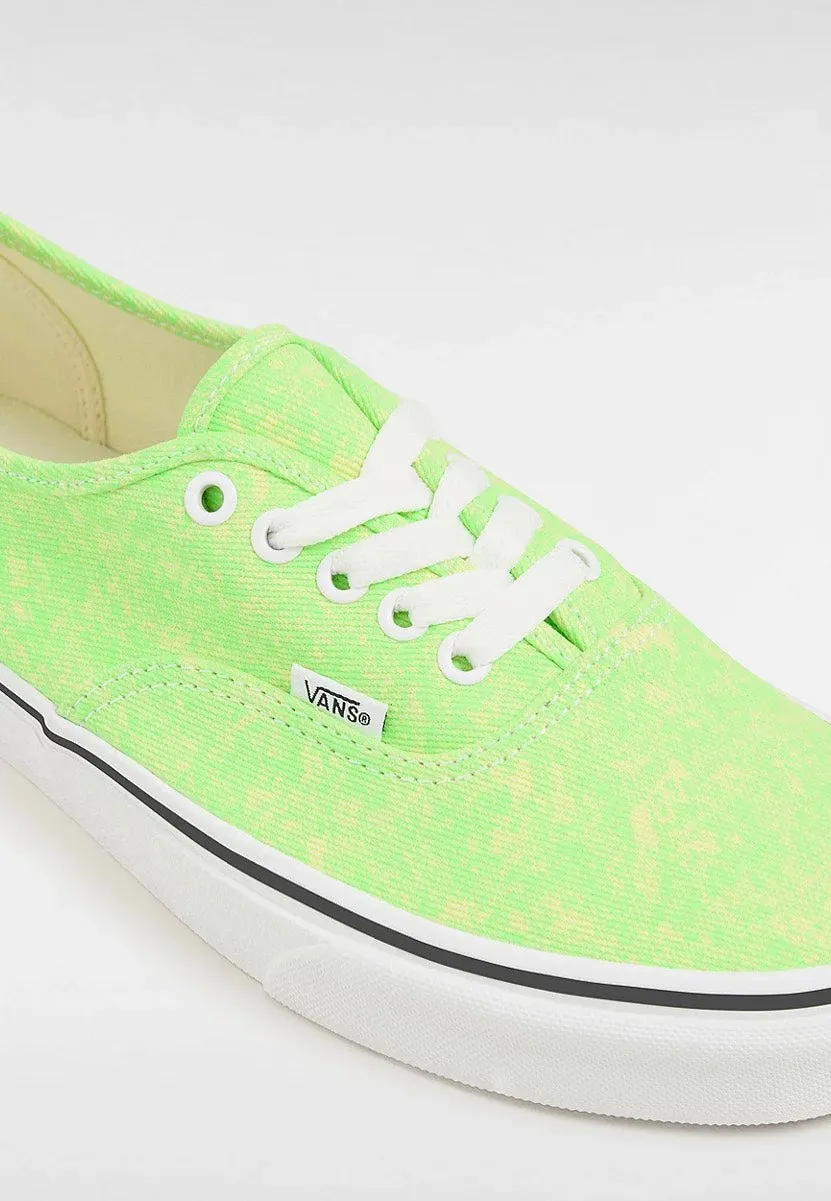 Vans - Authentic Neon Acid Wash Green - Shoes