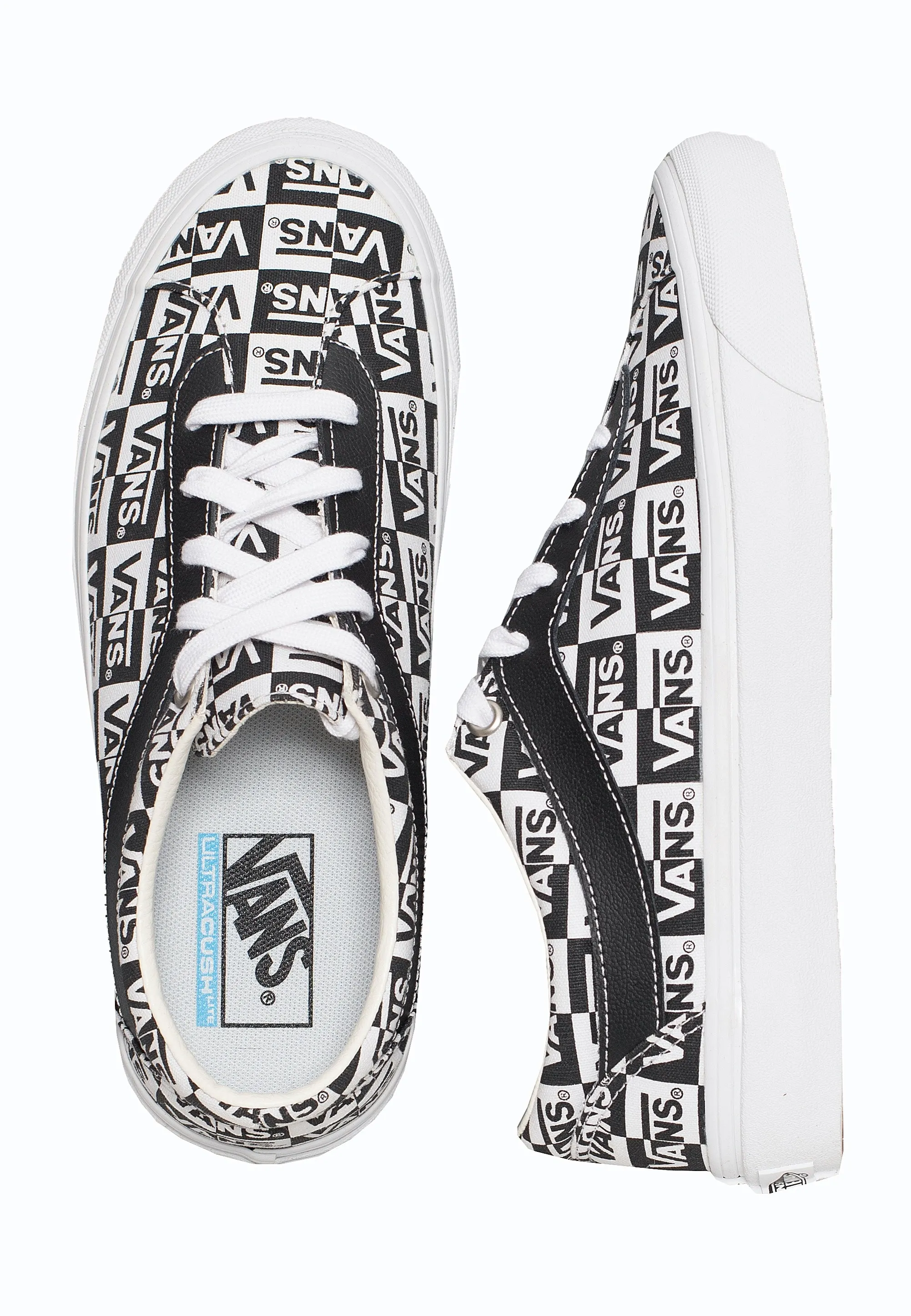 Vans - Bold NI Logo Checker True White/Black - Shoes
