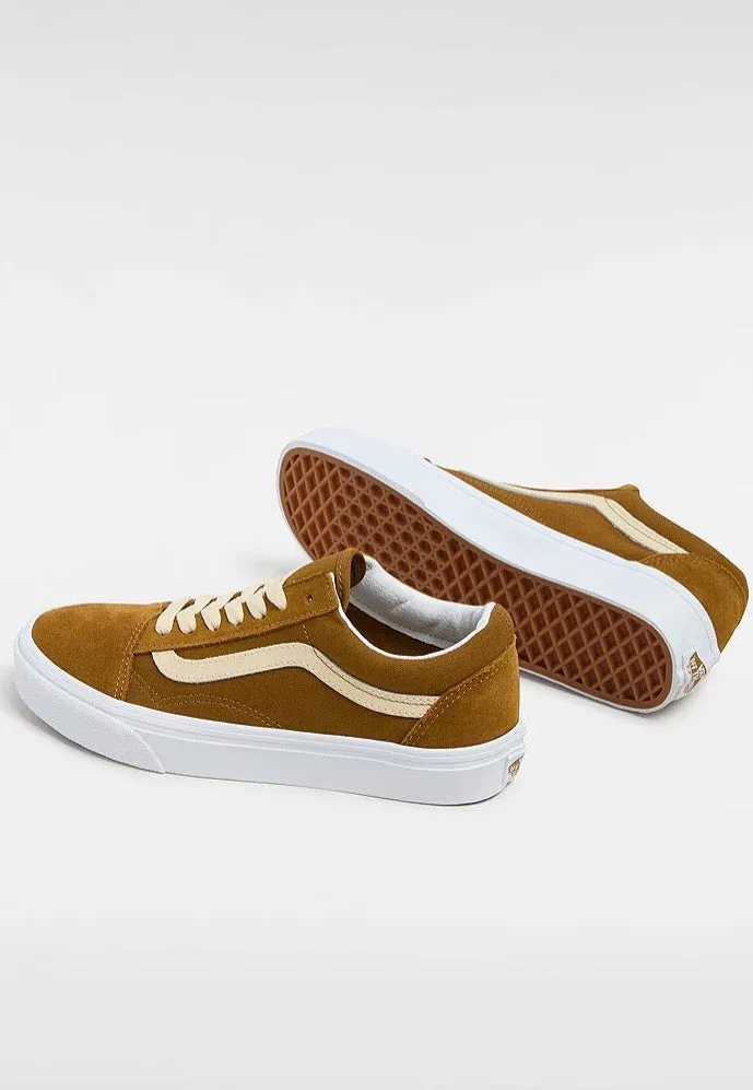 Vans - Old Skool Suede Brown - Girl Shoes