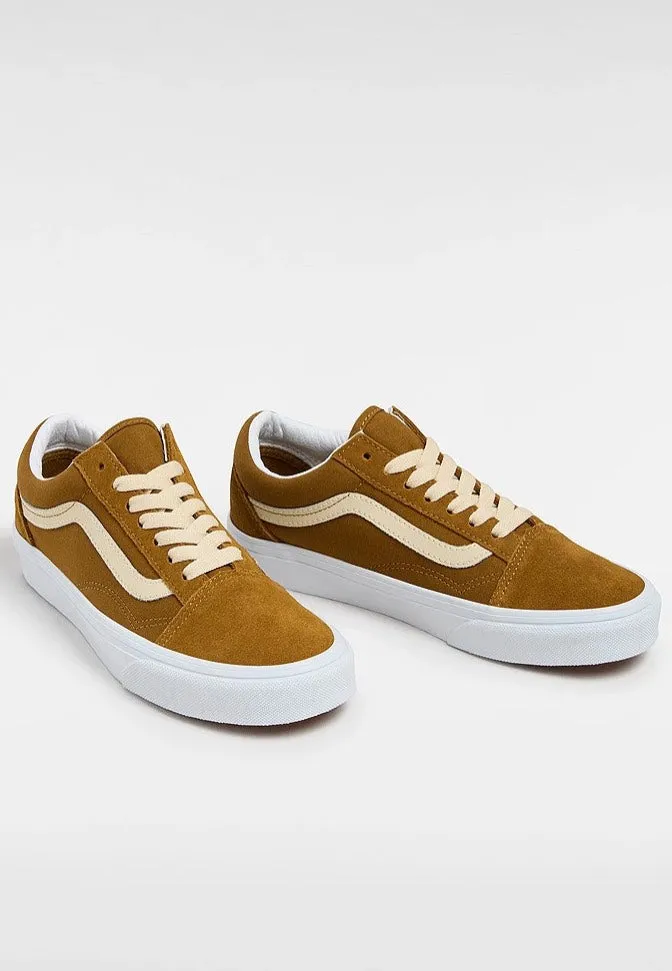 Vans - Old Skool Suede Brown - Girl Shoes