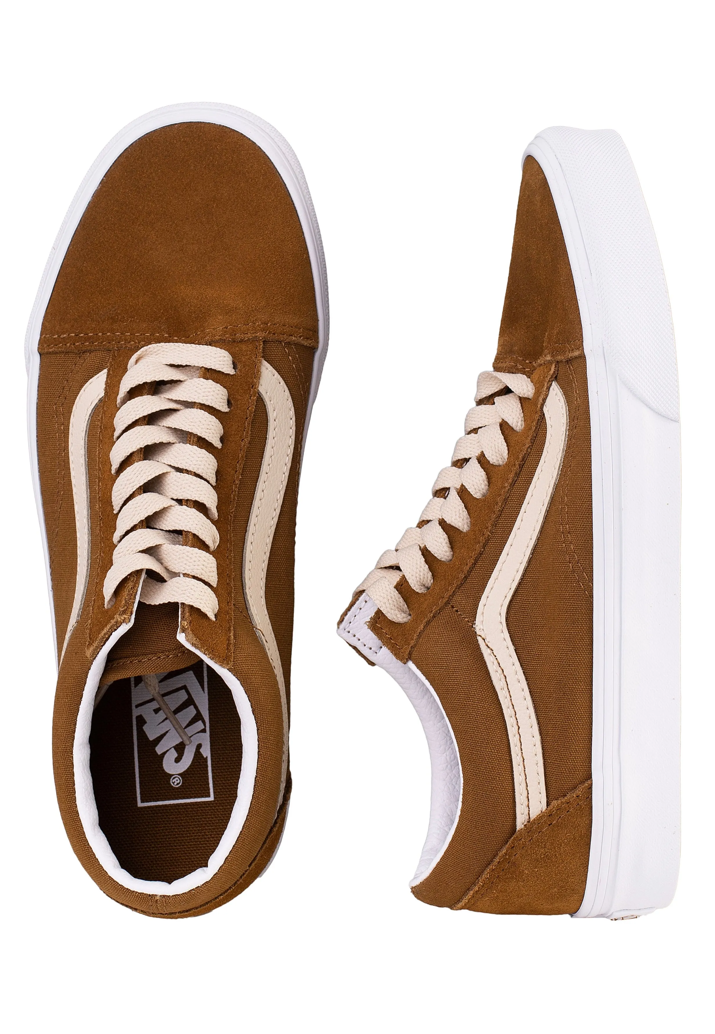 Vans - Old Skool Suede Brown - Girl Shoes