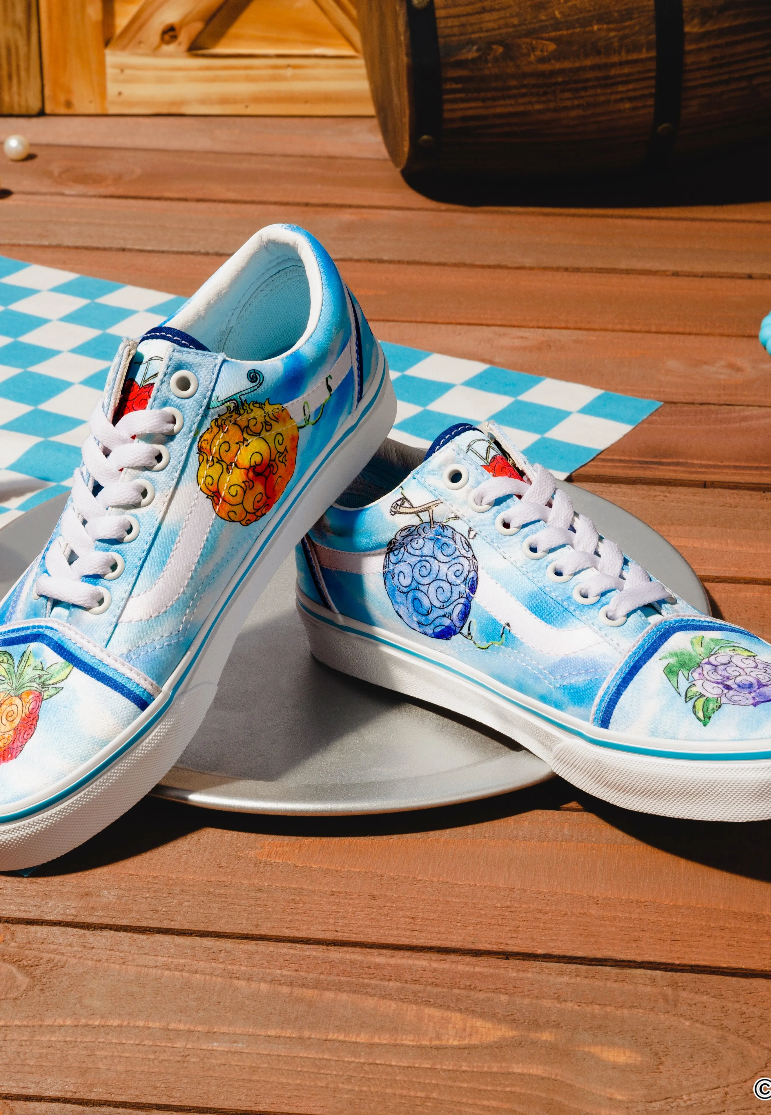 Vans x One Piece - Old Skool Devil Fruit True Blue - Shoes