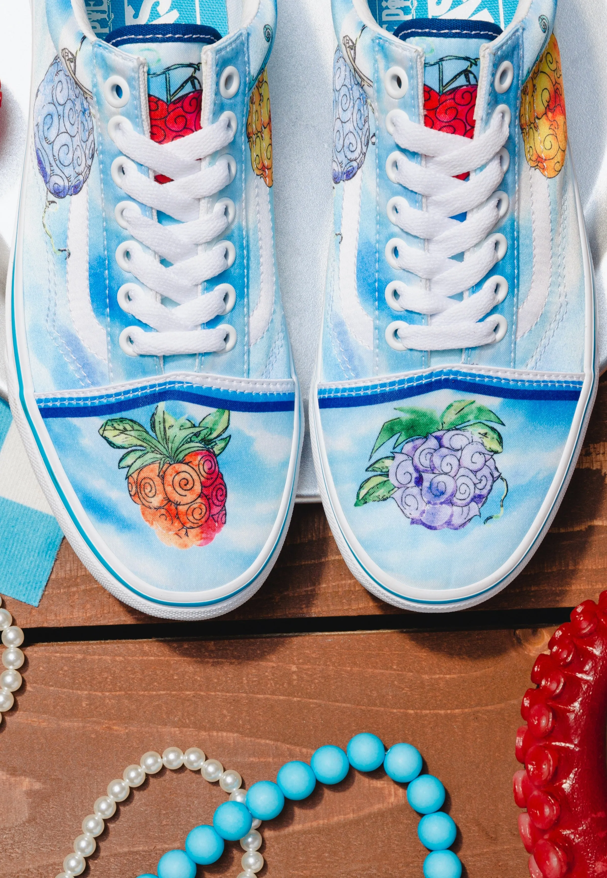 Vans x One Piece - Old Skool Devil Fruit True Blue - Shoes
