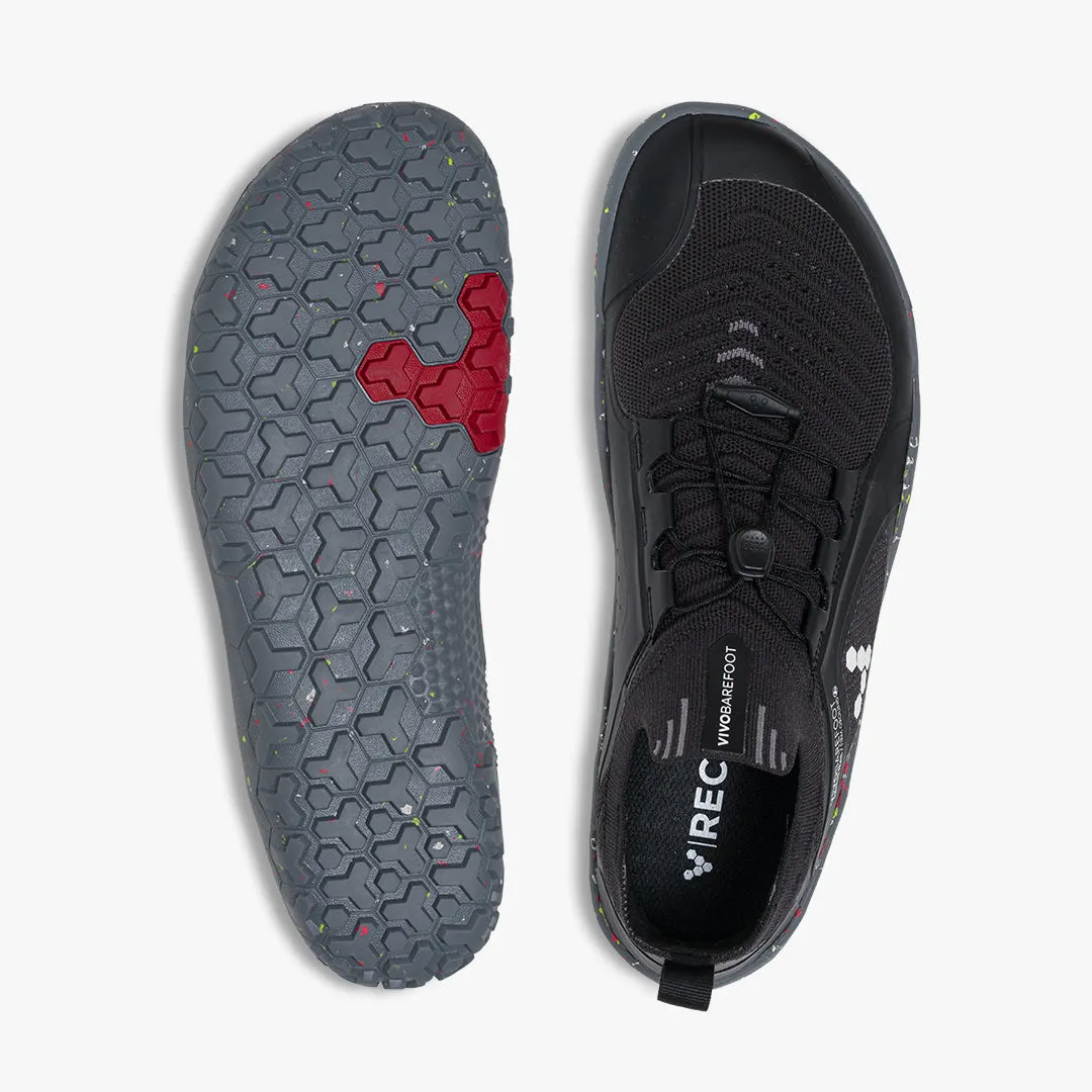 Vivobarefoot Primus Trail Knit FG Womens  Obsidian/Misty Rose/Grey