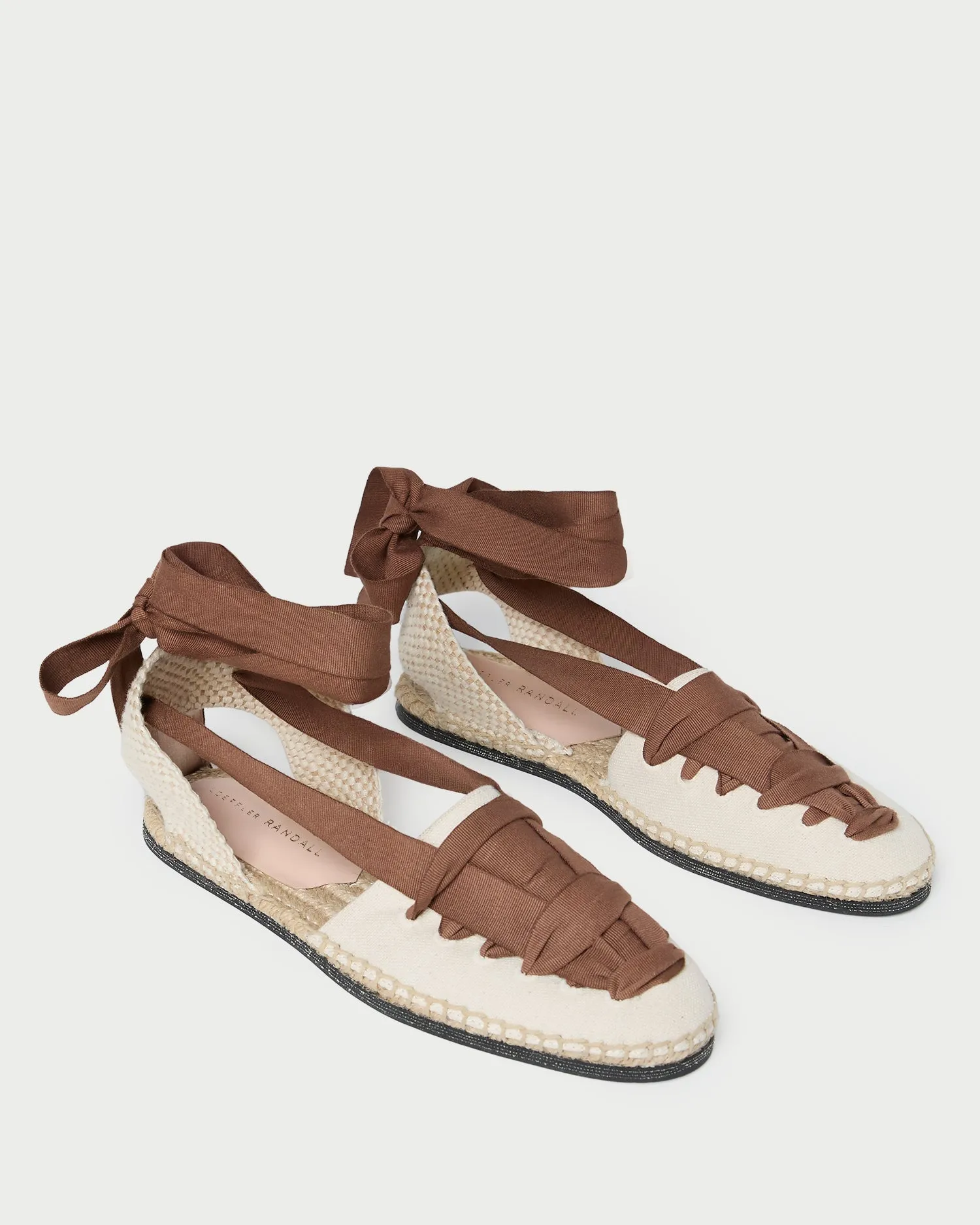 Wilson Natural/Brown Espadrille -LOEFFLER RANDALL