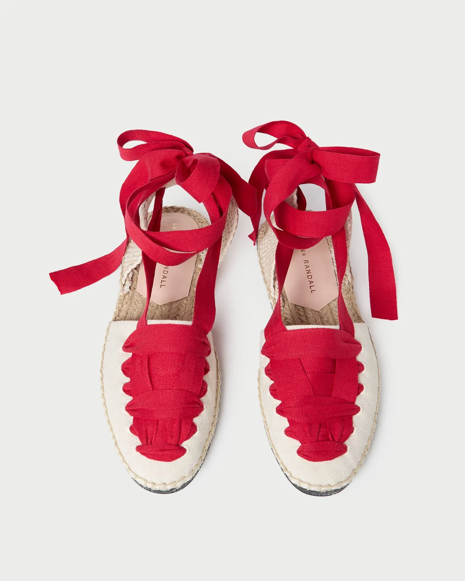 Wilson Natural/Red Espadrille -LOEFFLER RANDALL
